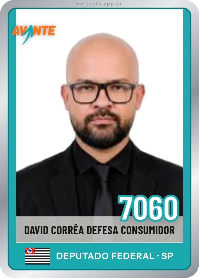 Carta de David Corrêa Defesa Consumidor, número 7060, Avante