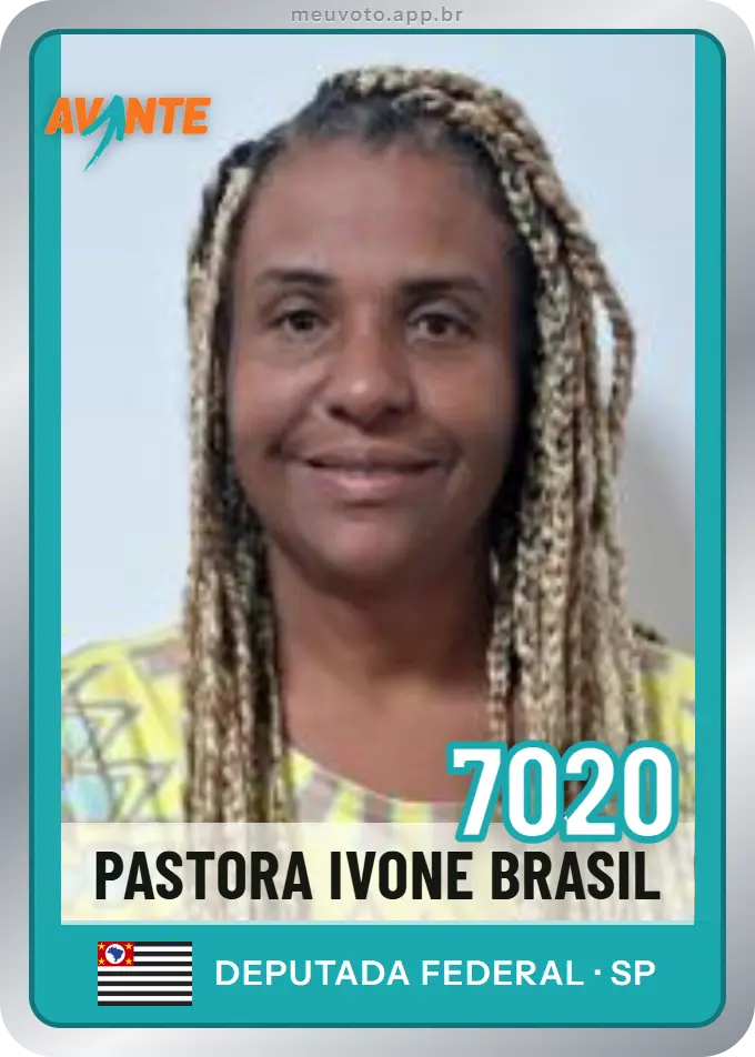 Carta de Pastora Ivone Brasil, número 7020, Avante