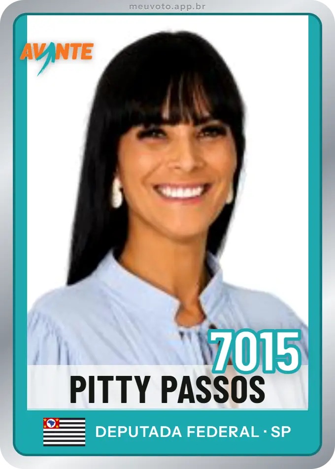 Carta de Pitty Passos, número 7015, Avante