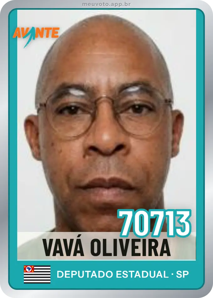Carta de Vavá Oliveira, número 70713, Avante