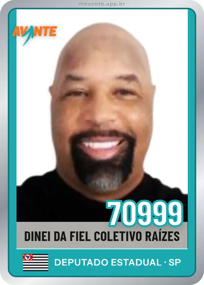 Carta de Dinei da Fiel Coletivo Raízes, número 70999, Avante