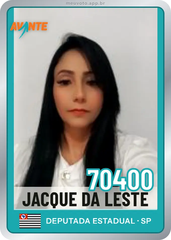Carta de Jacque da Leste, número 70400, Avante