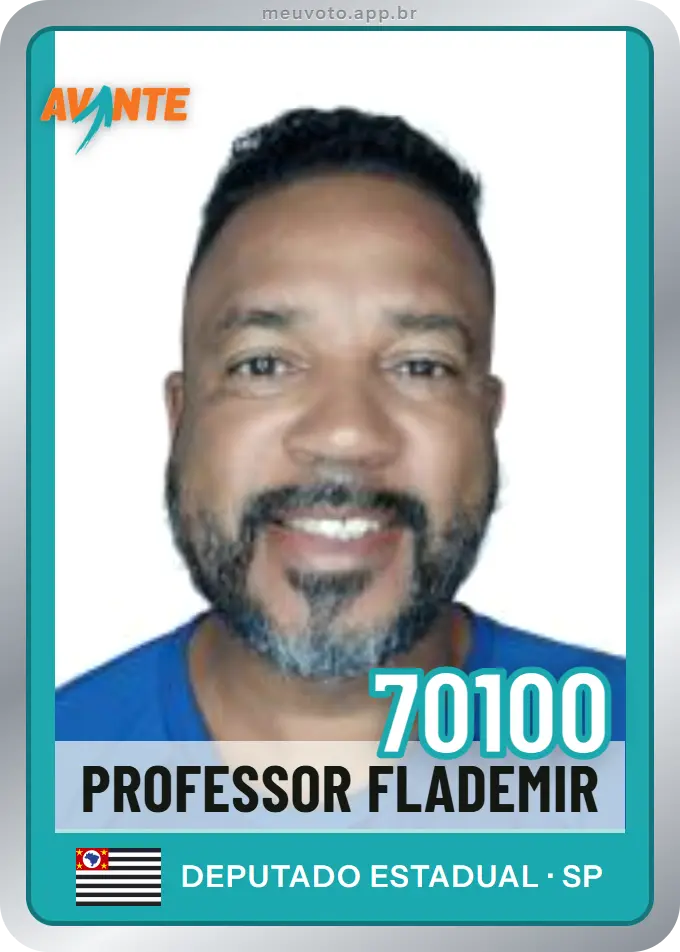 Carta de Professor Flademir, número 70100, Avante