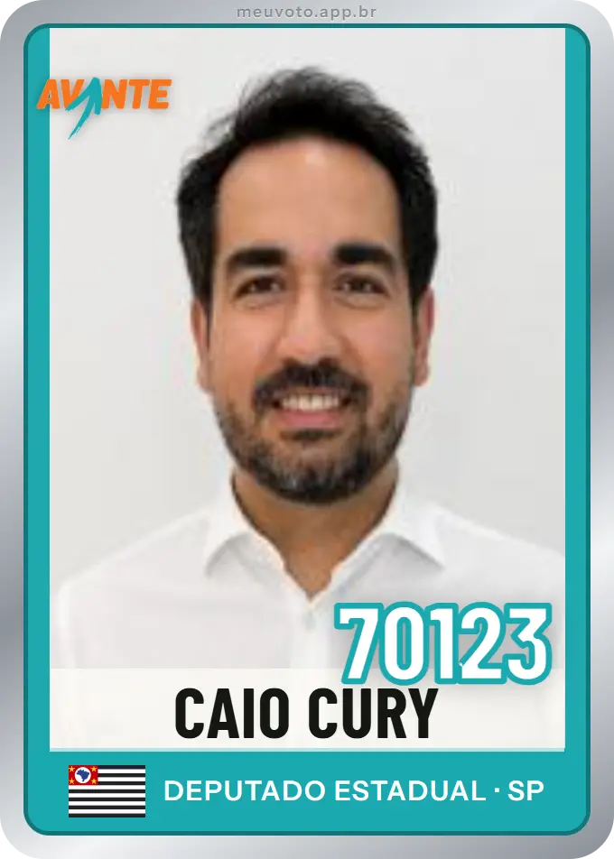 Carta de Caio Cury, número 70123, Avante