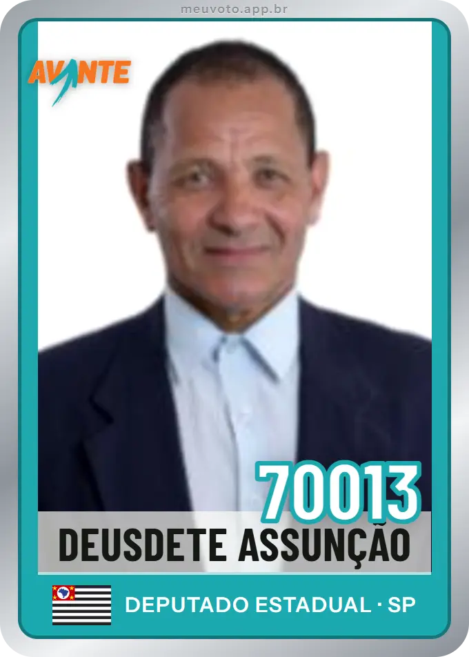 Carta de Deusdete Assunção, número 70013, Avante
