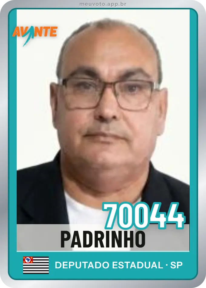 Carta de Padrinho, número 70044, Avante