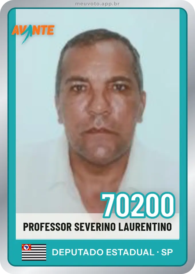 Carta de Professor Severino Laurentino, número 70200, Avante