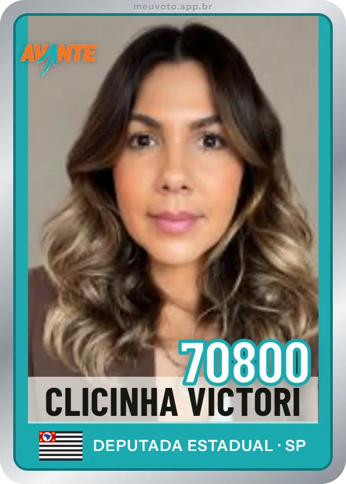 Carta de Clicinha Victori, número 70800, Avante