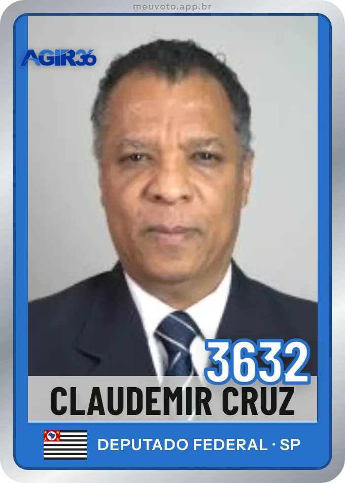 Carta de Claudemir Cruz, número 3632, Agir