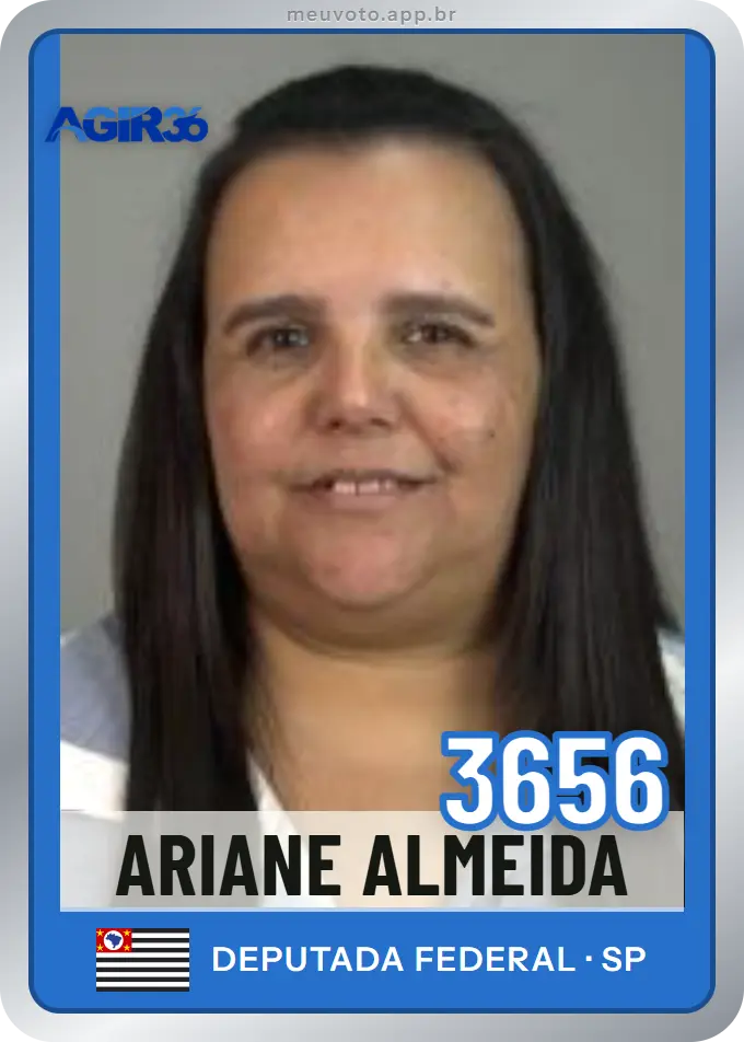 Carta de Ariane Almeida, número 3656, Agir