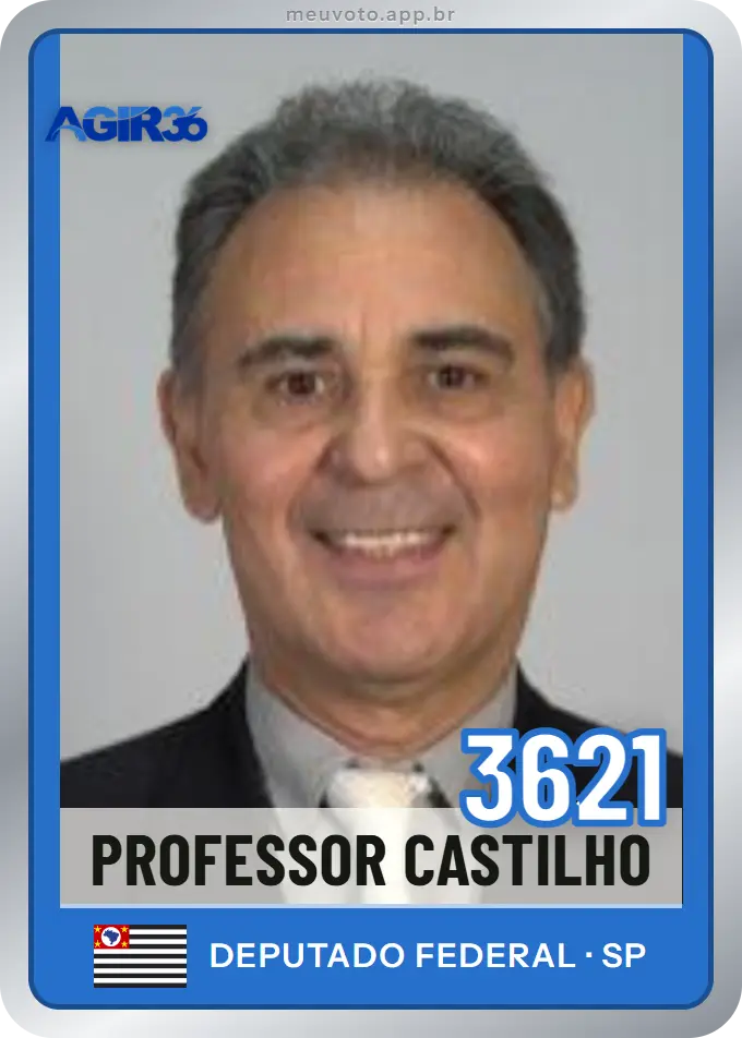 Carta de Professor Castilho, número 3621, Agir