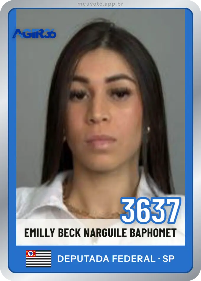 Carta de Emilly Beck Narguile Baphomet, número 3637, Agir