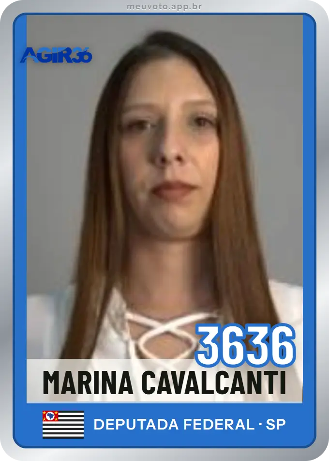 Carta de Marina Cavalcanti, número 3636, Agir