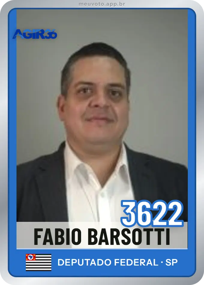 Carta de Fabio Barsotti, número 3622, Agir