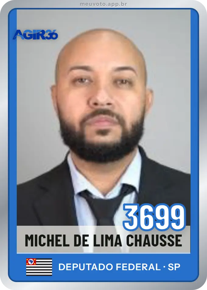 Carta de Michel de Lima Chausse, número 3699, Agir
