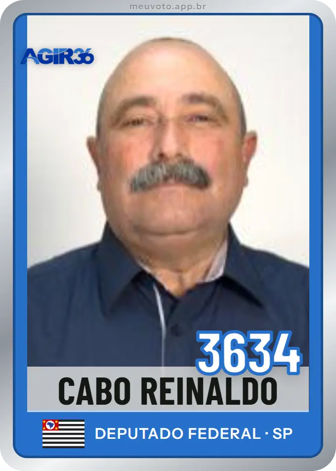 Carta de Cabo Reinaldo, número 3634, Agir
