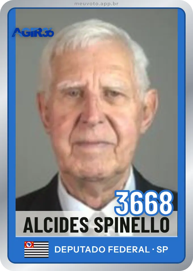 Carta de Alcides Spinello, número 3668, Agir