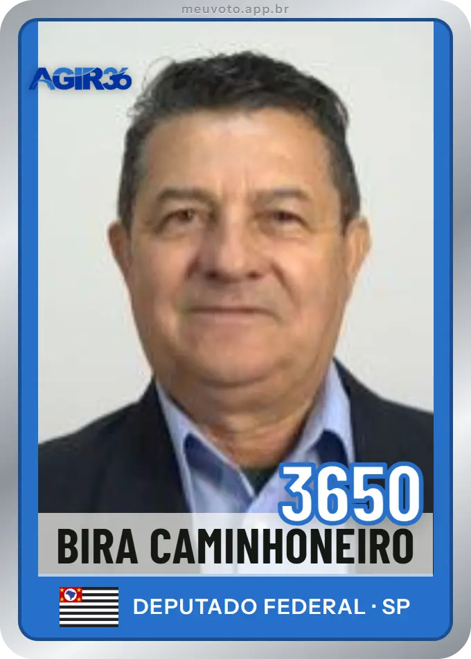 Carta de Bira Caminhoneiro, número 3650, Agir