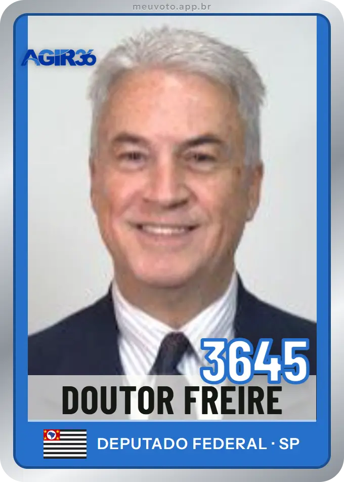 Carta de Doutor Freire, número 3645, Agir