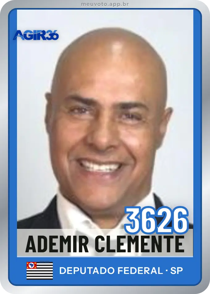 Carta de Ademir Clemente, número 3626, Agir