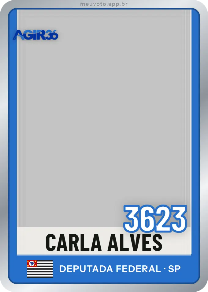 Carta de Carla Alves, número 3623, Agir