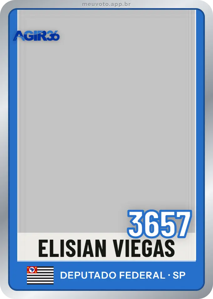Carta de Elisian Viegas, número 3657, Agir