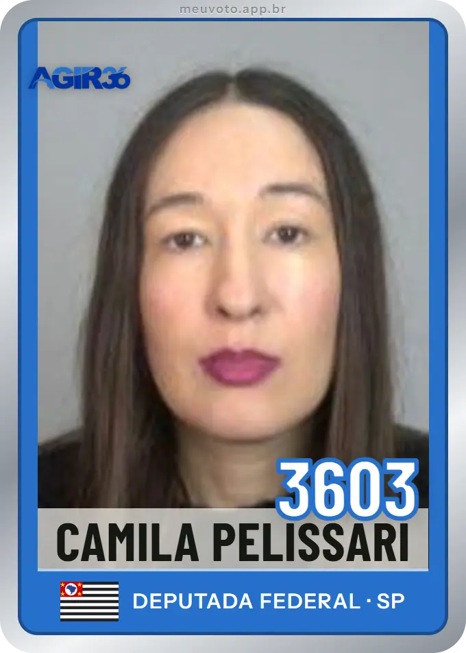 Carta de Camila Pelissari, número 3603, Agir