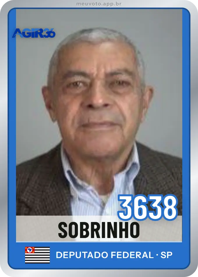 Carta de Sobrinho, número 3638, Agir
