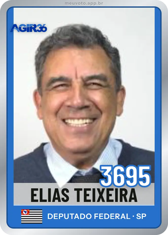 Carta de Elias Teixeira, número 3695, Agir