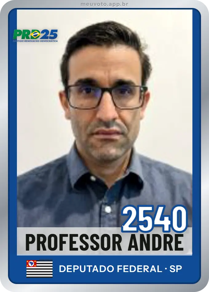 Carta de Professor André, número 2540, PRD