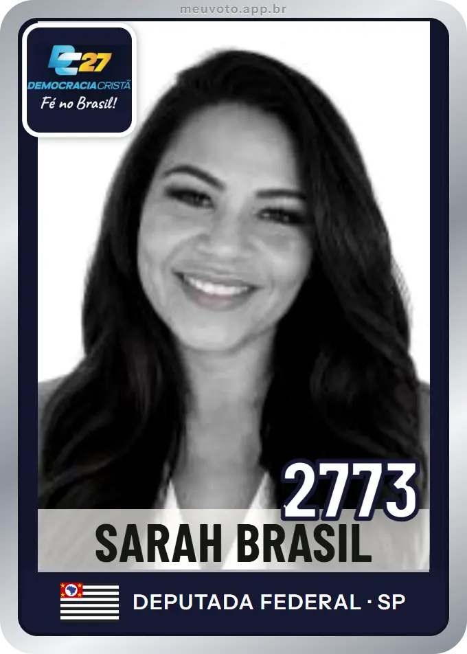 Carta de Sarah Brasil, número 2773, DC