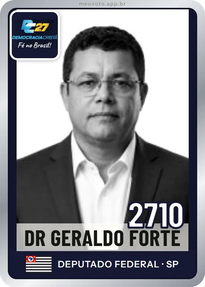 Carta de Dr Geraldo Forte, número 2710, DC