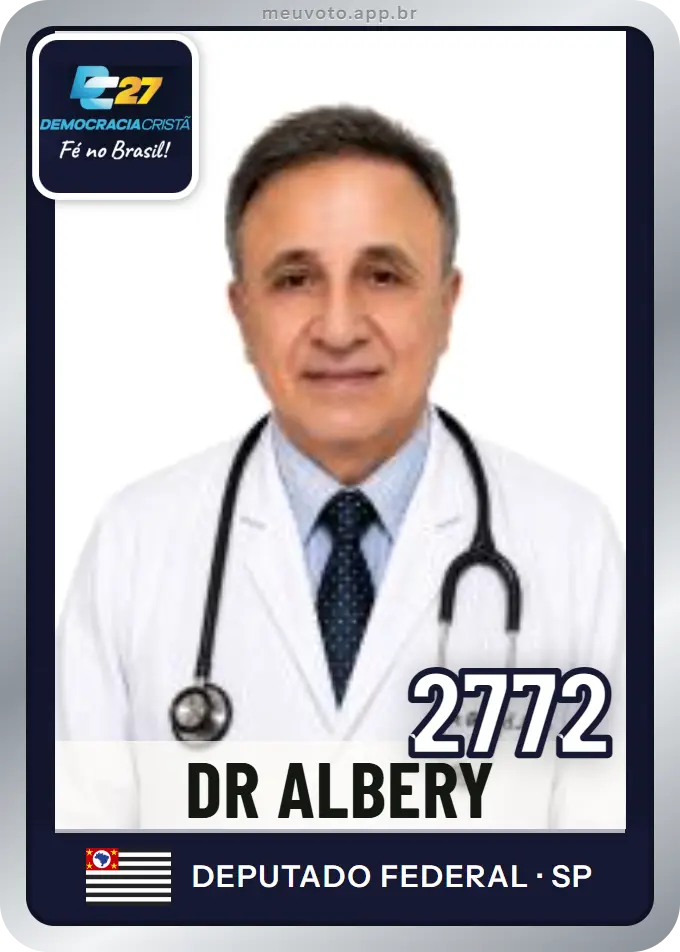 Carta de Dr Albery, número 2772, DC