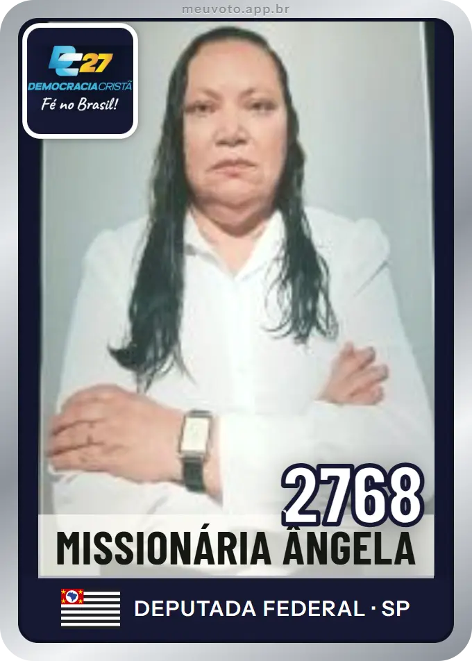 Carta de Missionária Ângela, número 2768, DC