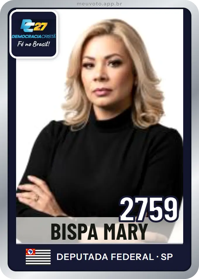 Carta de Bispa Mary, número 2759, DC