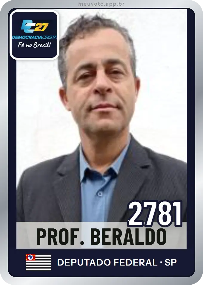 Carta de Prof. Beraldo, número 2781, DC