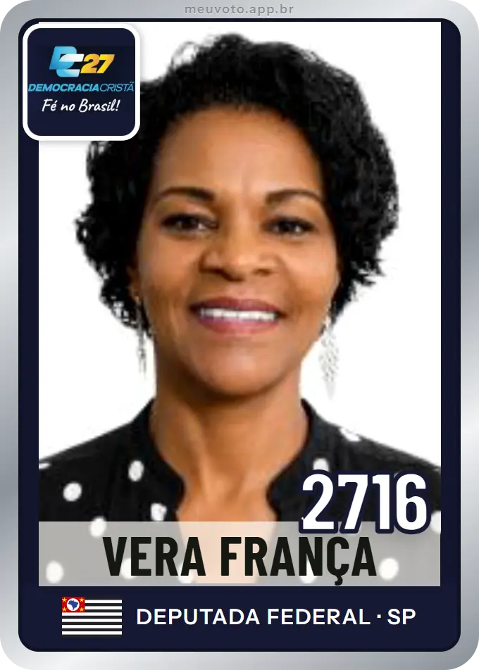 Carta de Vera França, número 2716, DC