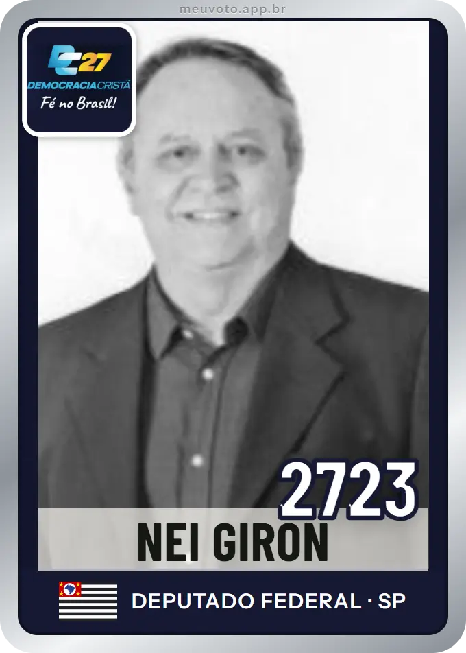 Carta de Nei Giron, número 2723, DC