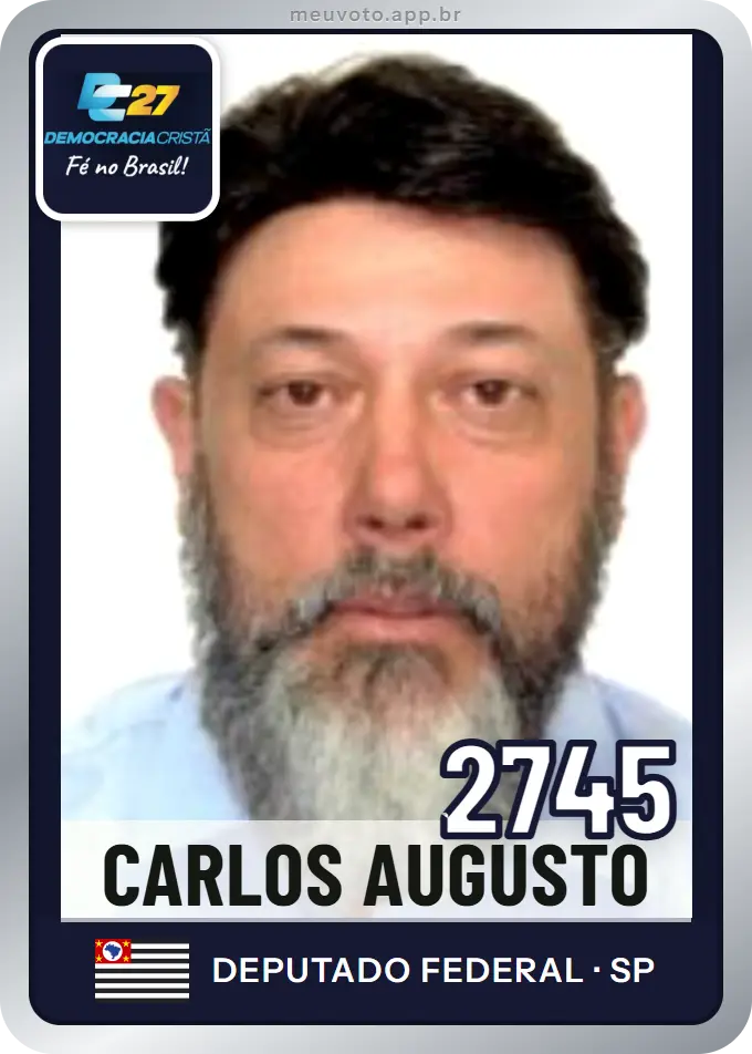 Carta de Carlos Augusto, número 2745, DC