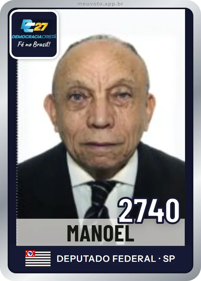 Carta de Manoel, número 2740, DC