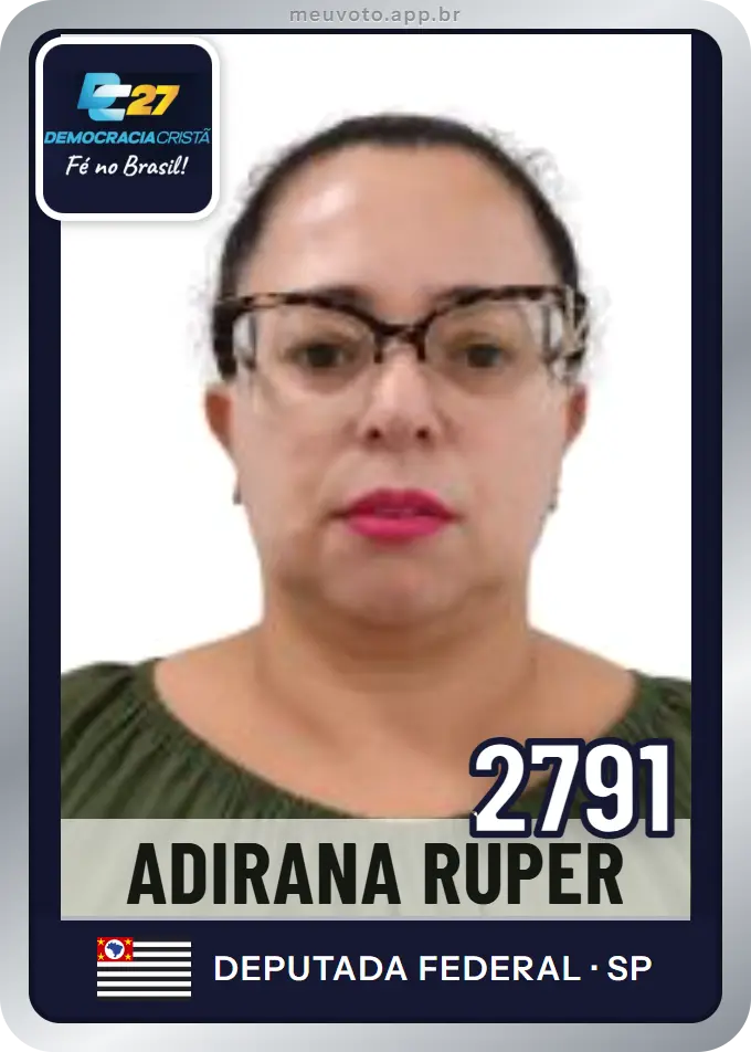 Carta de Adirana Ruper, número 2791, DC