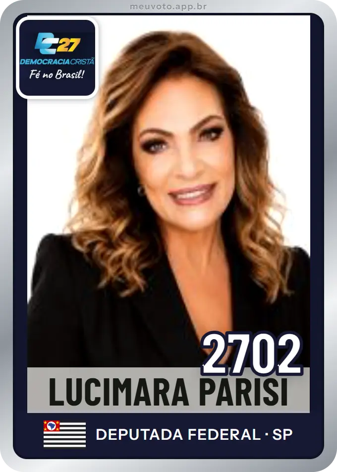 Carta de Lucimara Parisi, número 2702, DC