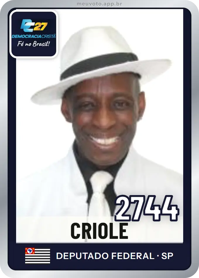 Carta de Criole, número 2744, DC