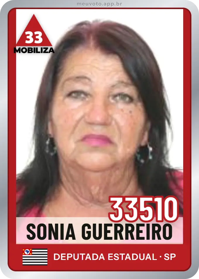 Carta de Sonia Guerreiro, número 33510, Mobiliza