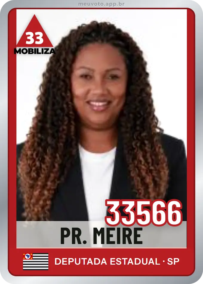 Carta de Pr. Meire, número 33566, Mobiliza