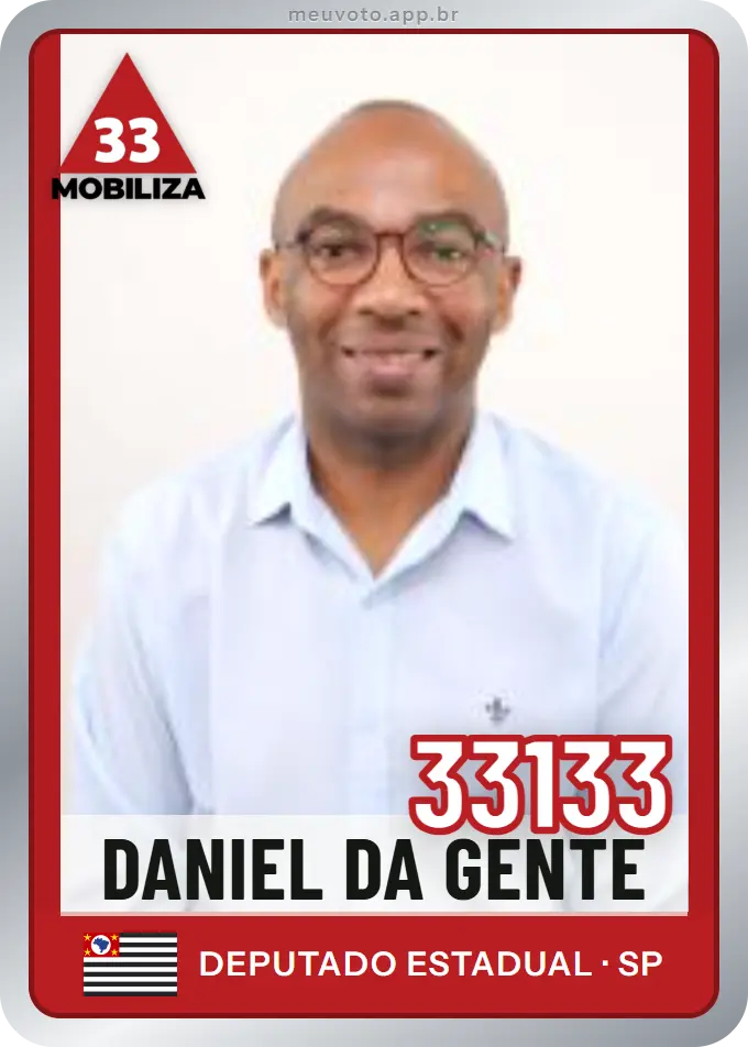 Carta de Daniel da Gente, número 33133, Mobiliza