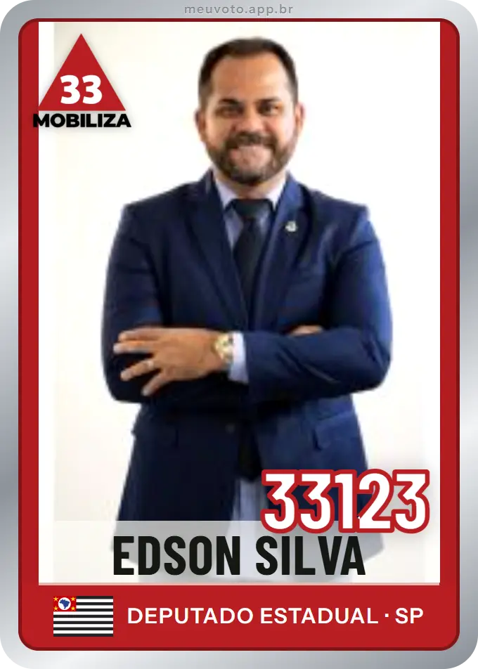 Carta de Edson Silva, número 33123, Mobiliza