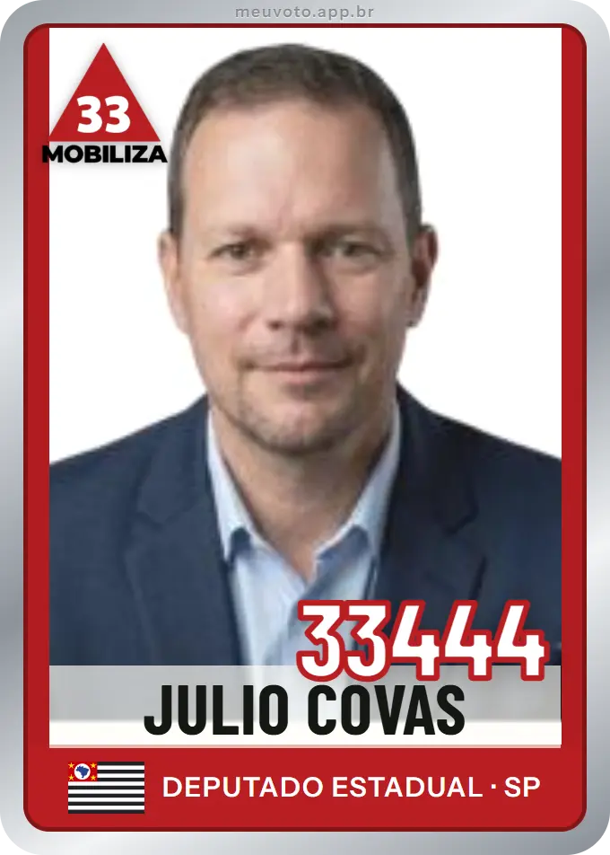 Carta de Julio Covas, número 33444, Mobiliza