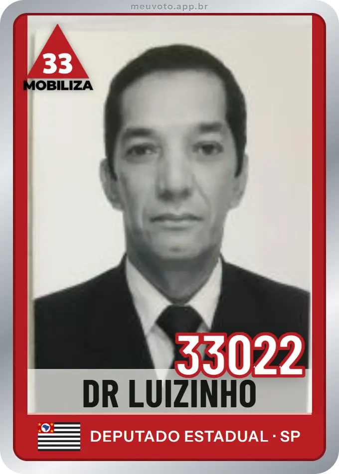 Carta de Dr Luizinho, número 33022, Mobiliza