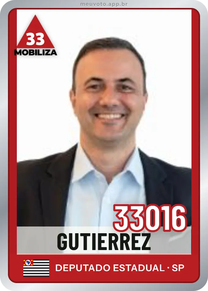 Carta de Gutierrez, número 33016, Mobiliza